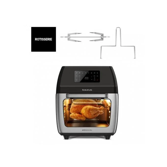 Taurus مقلاة هوائية وشواية رقمية 12 لتر
