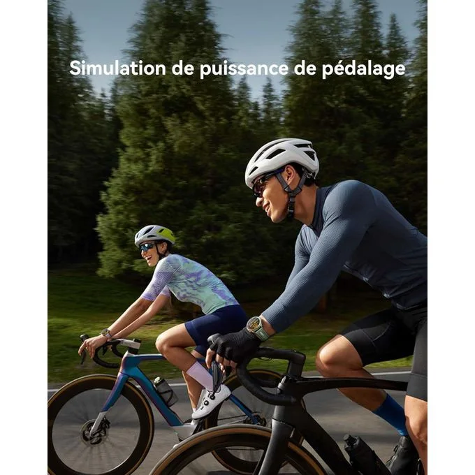 Huawei Watch GT 6 46 ملم ساعة ذكية، شاشة AMOLED بحجم 1.47 بوصة، حتى 21 يومًا من عمر البطارية، ركوب دراجات بمستوى احترافي، متوافقة مع iOS وAndroid، تحليل ECG، أخضر