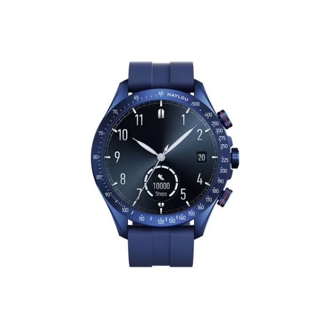 Haylou Montre intelligente Solar Pro – Bleu