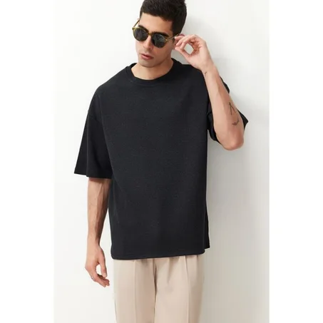 تيشيرت رجالي من ترينديول - أسود