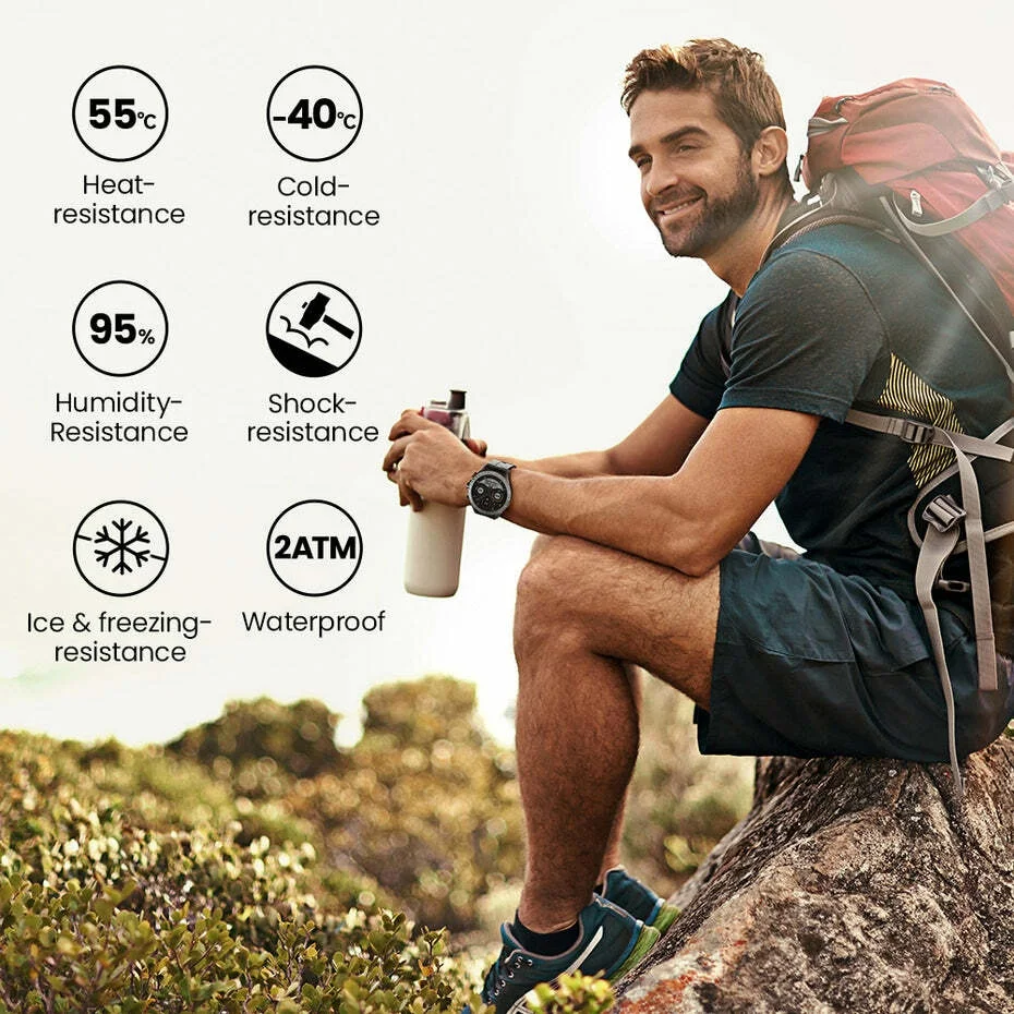 Haylou Montre intelligente Solar Pro – Bleu