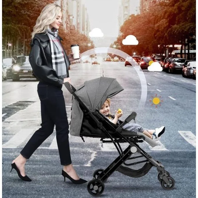 عربة أطفال على شكل حقيبة سفر مناسبة للأطفال من الولادة وحتى عمر 4 سنوات