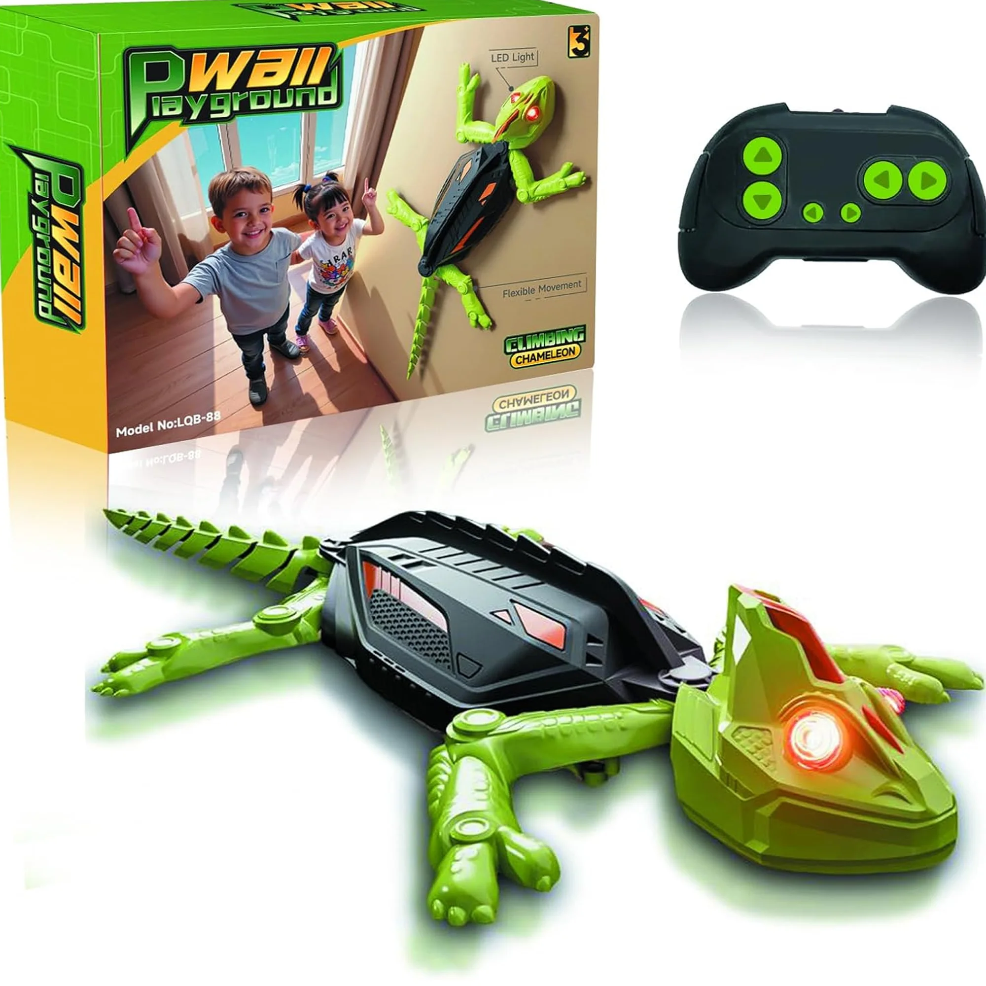 سحلية الحائط مع ريموت