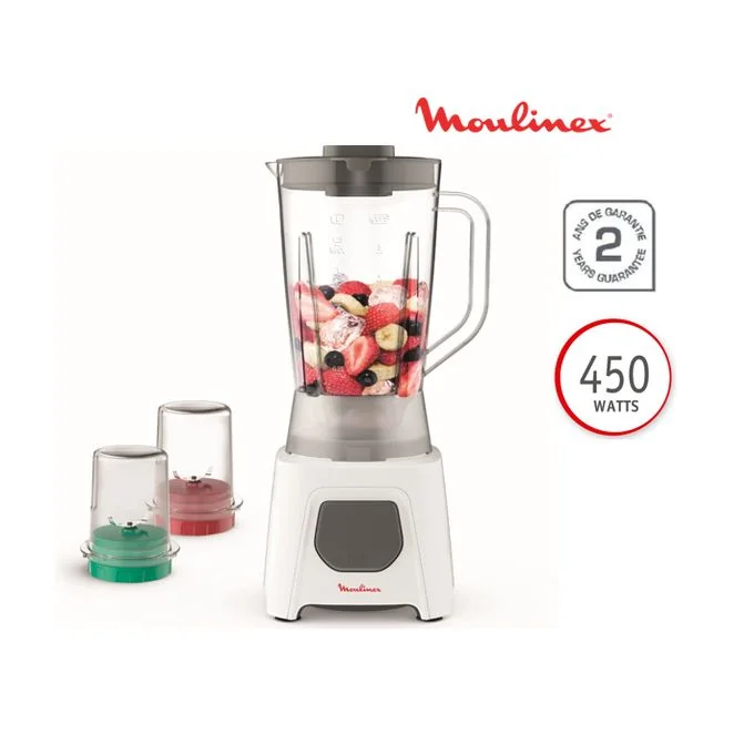 خلاط مولينكس مولينكس بلينديو LM2B3126 - 450 واط، سعة 1.5 لتر