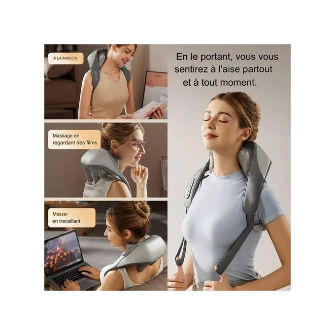 ⭐جهاز تدليك الرقبة والكتف الكهربائي اللاسلكي الاحترافي، جهاز تدليك الرقبة