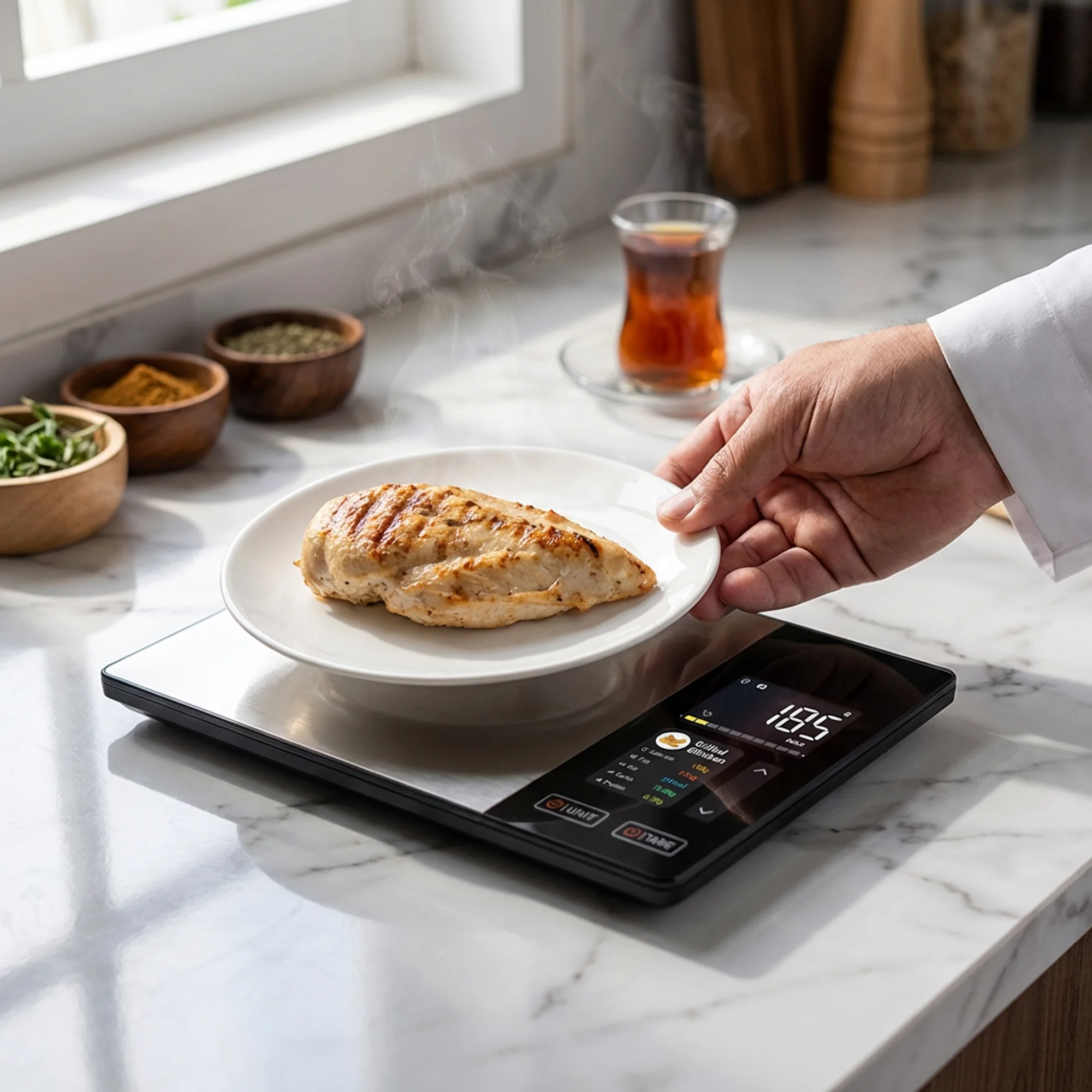 ميزان تحليل الاكل من خلال أبلكيشن جوال