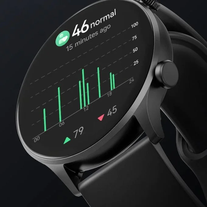 Haylou Montre intelligente Solar Plus – Black