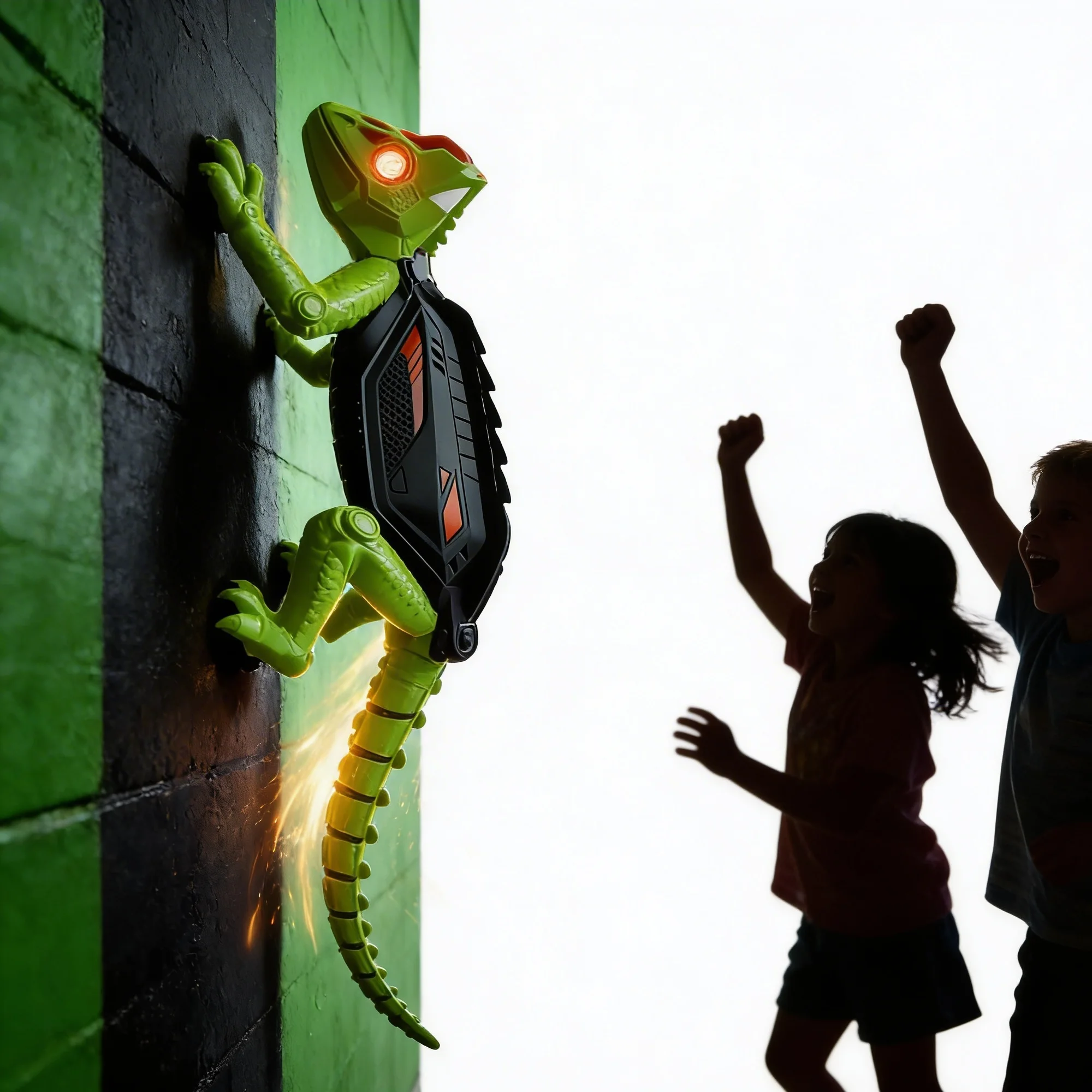 سحلية الحائط مع ريموت