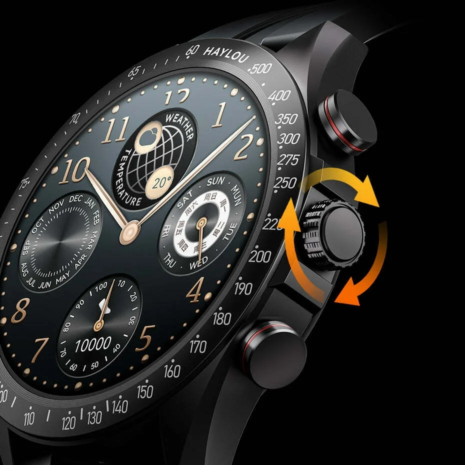 Haylou Montre intelligente Solar Pro – Bleu