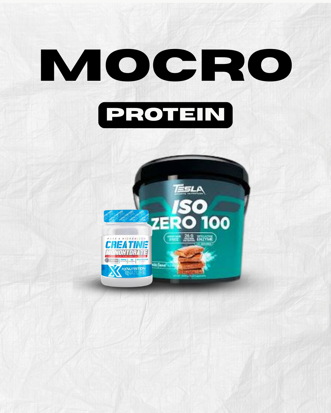 iso whey zero + creatine HX
