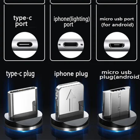 Magnetic Cord Flow Luminous Lighting USB cable