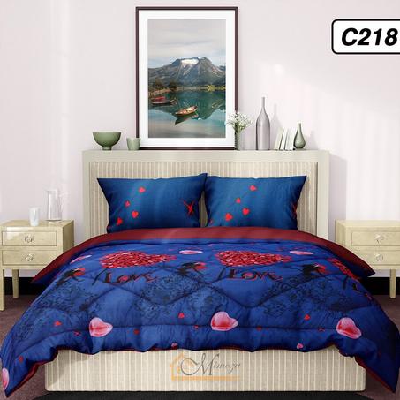 Couette Deux Places Double faces 4 pièces Réf_C218