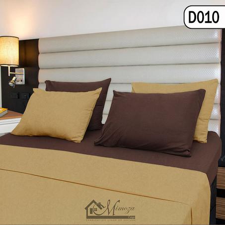 Draps 2 places Uni D010 Beige Marron