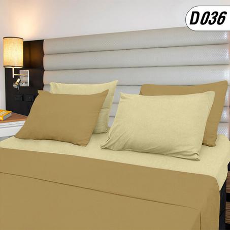 Draps 2 places Uni D036 Beige Blanc cassé