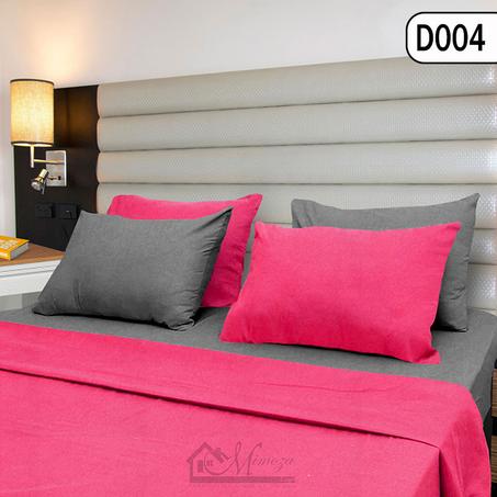 Draps 2 places Uni D004 Gris Rose