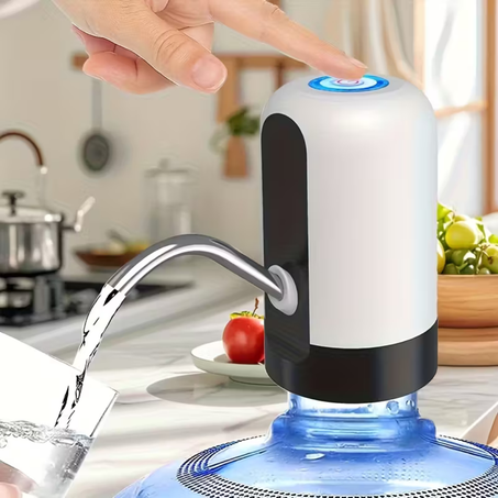 مضخة المياه الذكية بضخ قوي لجميع احجام الجالونات ولجميع انواع السوائل