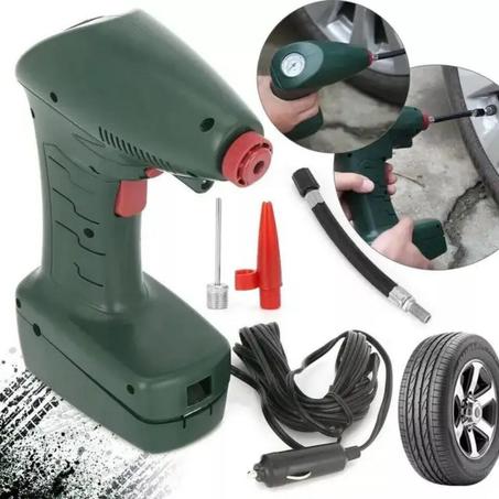 Gonfleur Pneu Portable 12v pour Voiture / Moto / Matelas Gonflable / Jouets de Piscine