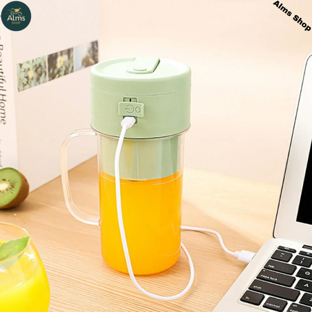 Mélangeur électrique portable sans fil Ju479, mélangeur multifonction, glace pilée, milkshake, tasse, 16 lames, 500ml