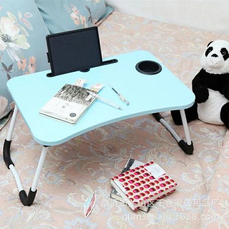 Table pliable pour PC portable, Bureau, Plateau de Petit-déjeuner lit et canapé