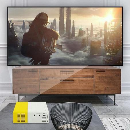 Mini Projecteur HD Portable LED - Jaune - Durée de vie de la lampe 30000 h