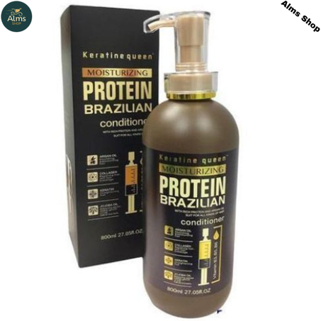 keratine queen Conditioner Moisturizing Protein Brazilian 800ml