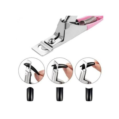 Coupe-ongles professionnel pour faux-ongles Multicolore