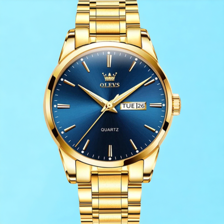 OLEVS ساعة رجالي مقاوم للماء