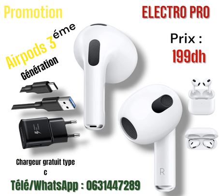 airpods 3+ chargeur samsung