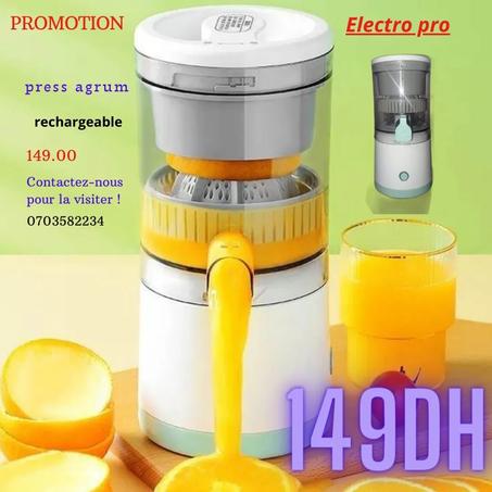 press agrume rechargeable