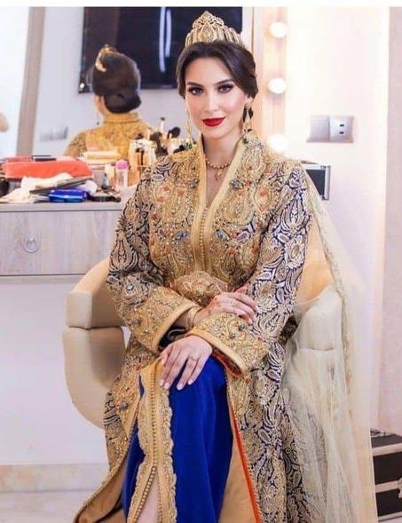 قفطان فخم بروكار لأصلي