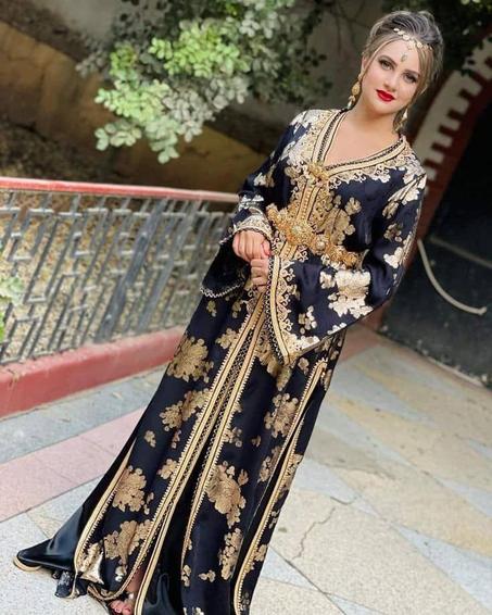 قفطان مغربي ثليجة الفخم