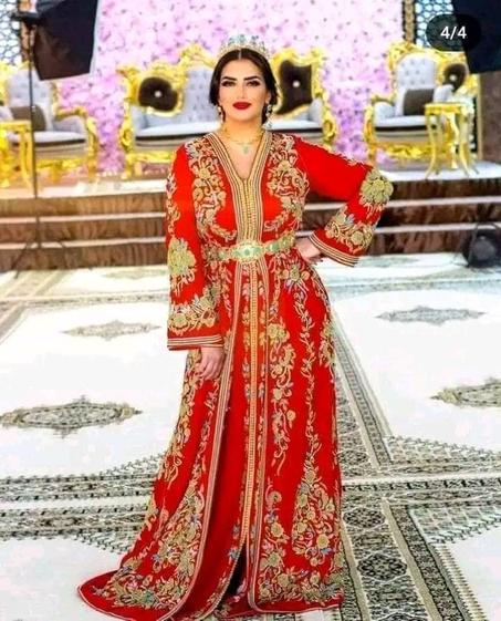 قفطان مغربي بغلاج حر فخم