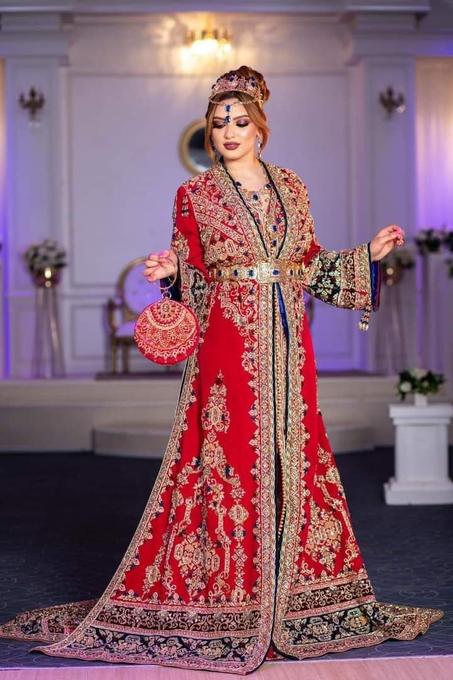 قفطان مغربي حرة رويال ملكي