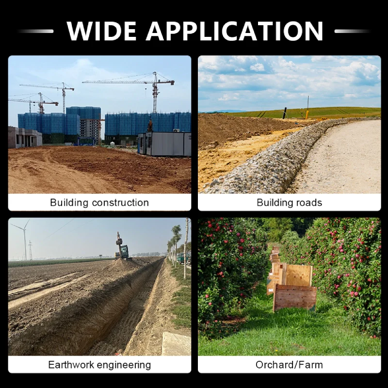 1 ton mini excavator huayee hy12f application