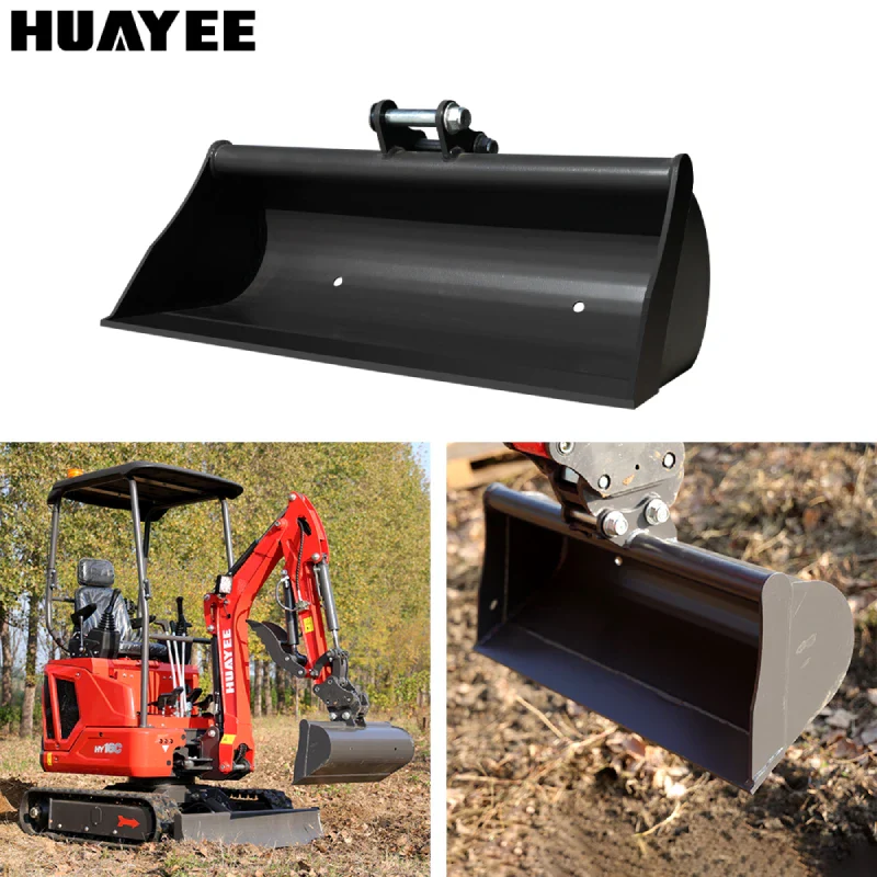 800mm 32" Toothless Bucket for Mini Excavators