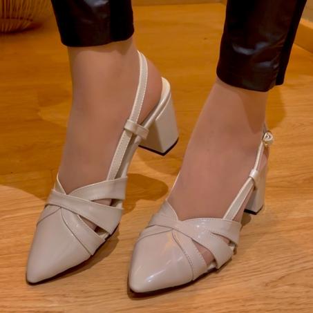 Escarpin Beige Chic et Confortable - Nouvelle collection 2024