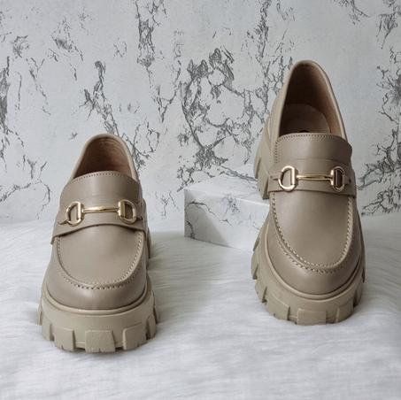 Mocassin Classique -Beige - Nouvelle collection 2023