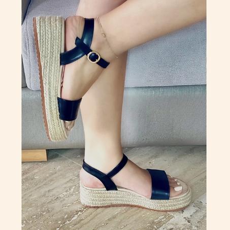 Sandales Compensées Chic et Luxueuse  ---Nouvelle collection Summer 2025 - Promo