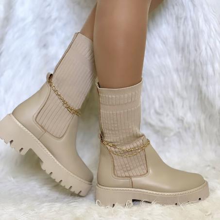 Bottes Imperméables  en Beige