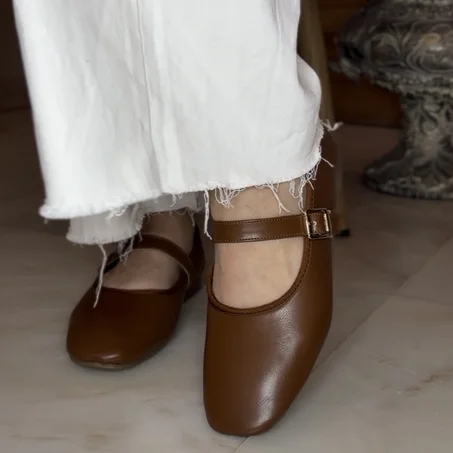 Ballerines Classique Style Mary Jane - - Nouvelle collection 2026