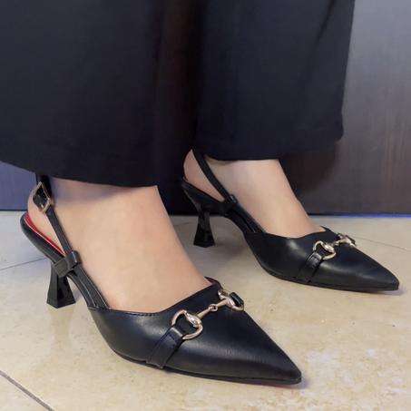 D1 - Escarpin Chic et élégant  avec boucle - Nouvelle Collection 2025