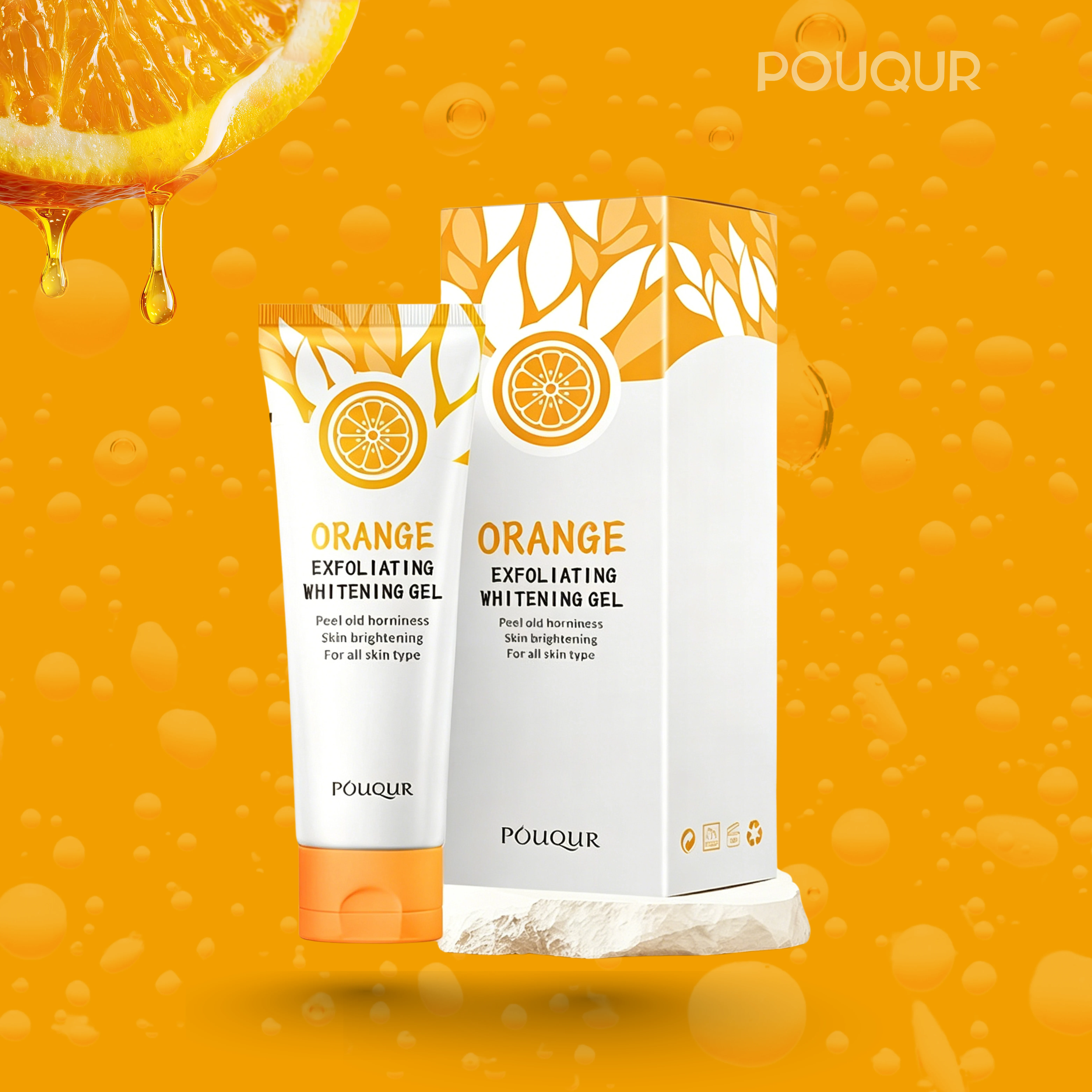 جل تقشير البشرة بالبرتقال Orange Exfoliating Gel