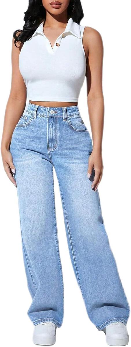 Straight Leg Jeans for Women