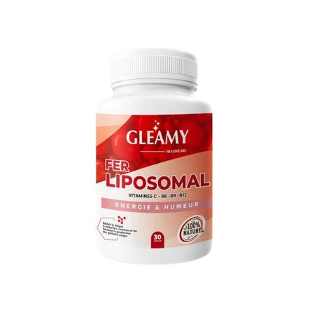 GLEAMY FER LIPOSOMAL للطاقة والمزاج - 30 كبسولة هلامية