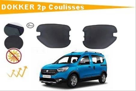 DACIA DOKKER 2 Portes Coulisse 2 pcs