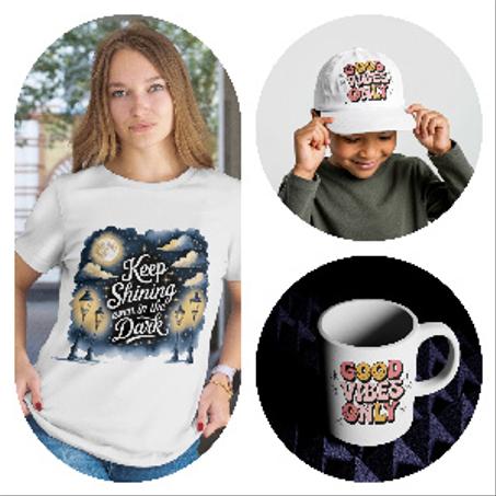 Designs for T-Shirts, Mugs & Prints