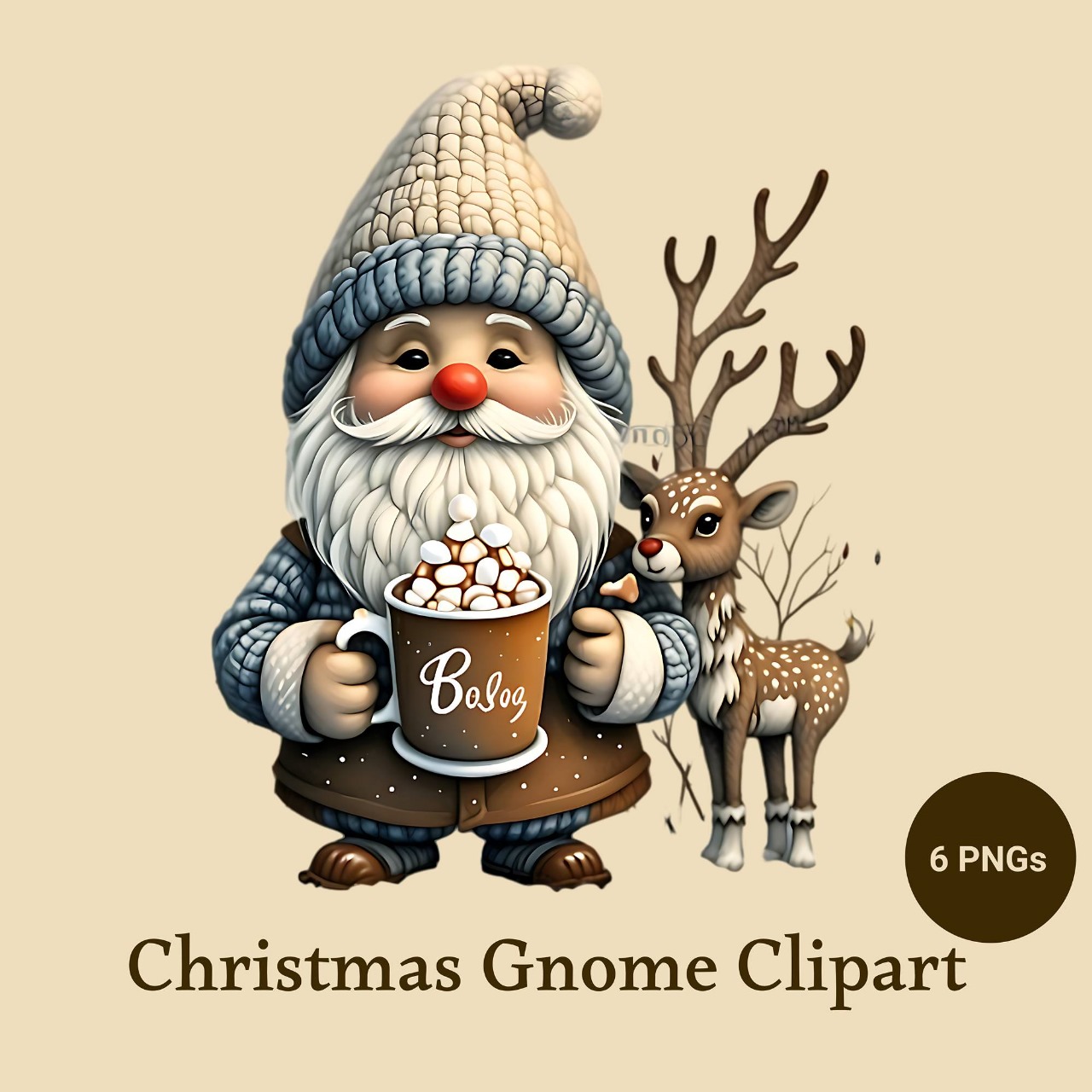 Christmas Gnome Clipart