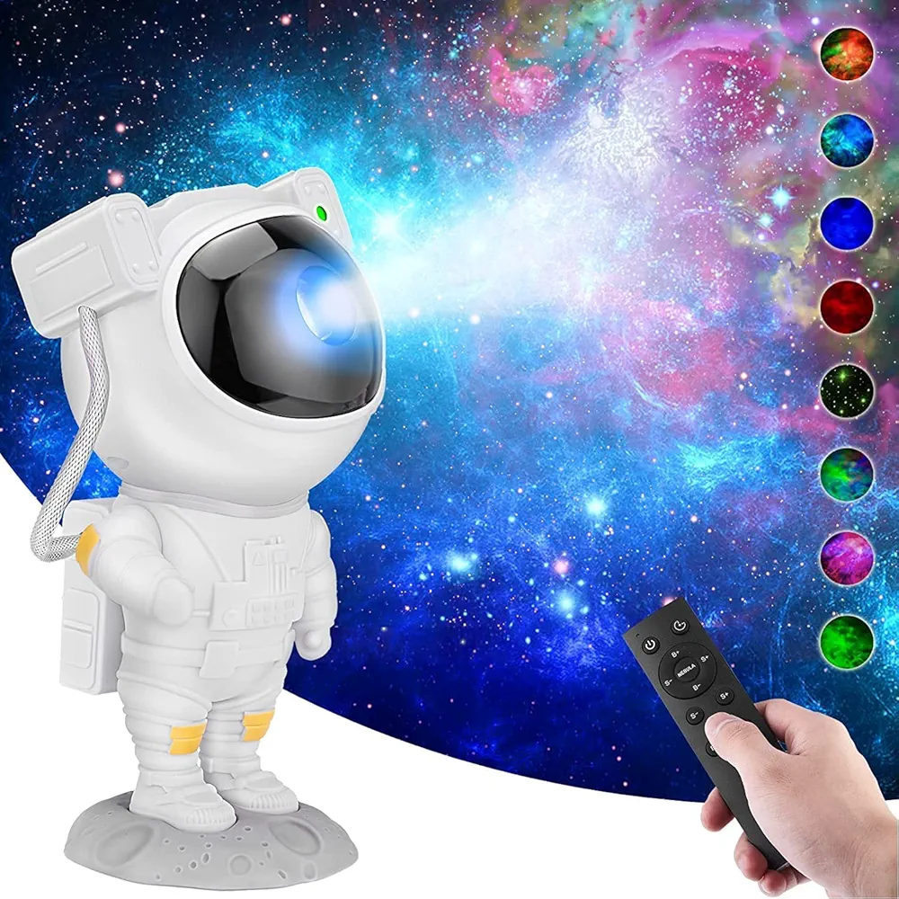 🌌 جهاز عرض النجوم على شكل رائد فضاء - اجعل غرفتك مجرة ساحرة!