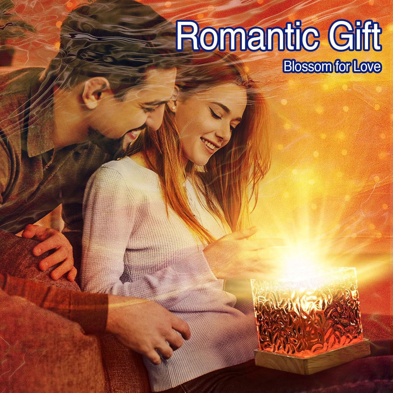 ضوء ليلي لومينورث بتصميم مكعب بنمط أمواج المحيط و16 لون و30 وضع ضوء ليلي للأطفال ومناسب كجهاز عرض ضوئي لسقف غرفة النوم والحفلات وغرف الألعاب من لو تور