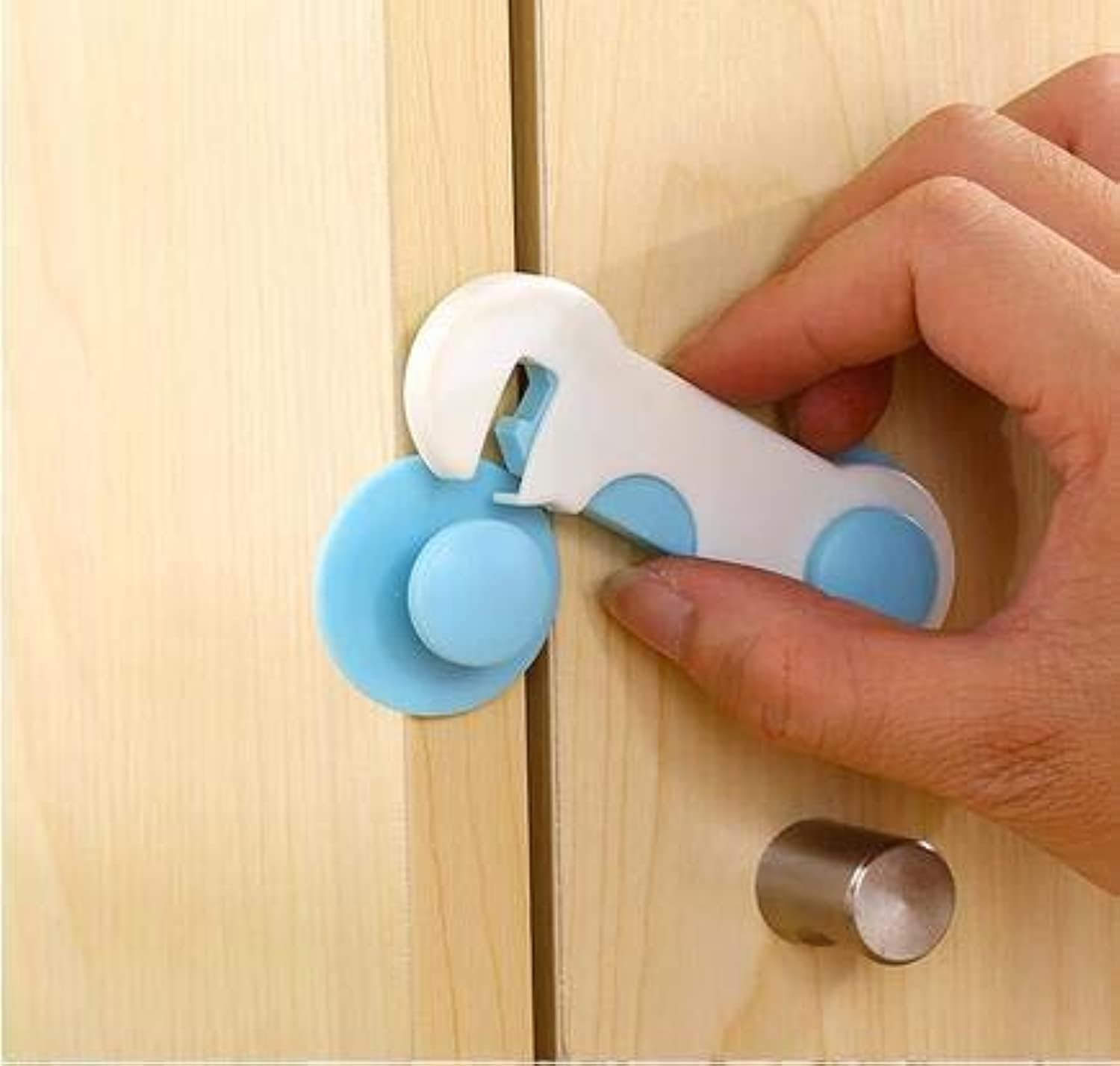 اقفال خزانة للاطفال من تريلينك، 6 قطع، اقفال خزانة امان للاطفال، اقفال خزانة امان للاطفال، اقفال باب ادراج الخزائن، اقفال ثلاجة للاطفال